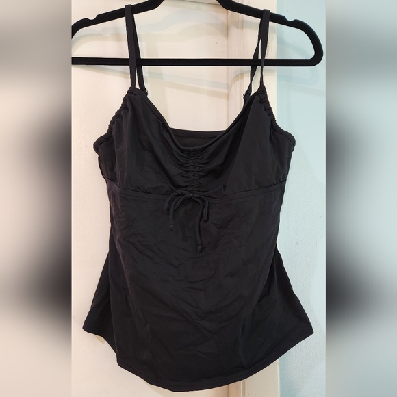 Women's Lands' End Tankini Bathing Suit Set, Size Top M(12), Skirt M(10) - Picture 4 of 16